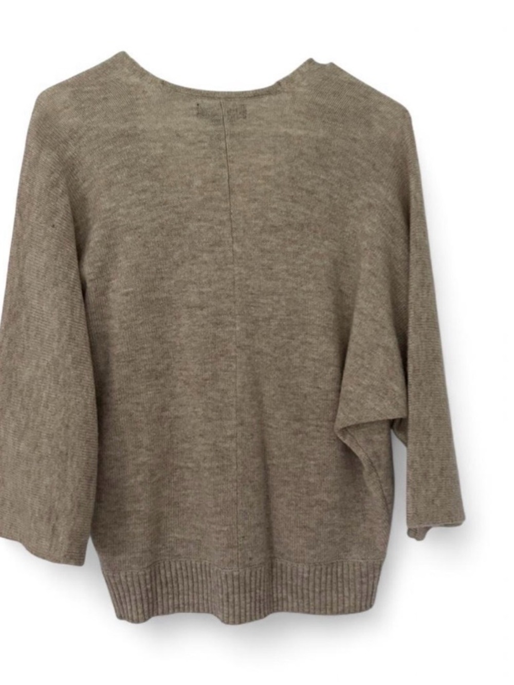 Rachel Zoe Taupe Wrap-Style V-Neck Sweater. Sz. XS - Picture 2 of 4